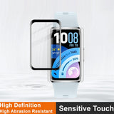 Huawei Band 11 Pro IMAK Skärmskydd - Genomskinlig / Svart Kant