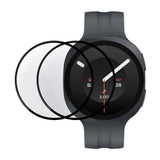 Samsung Galaxy Watch 9 (44mm) Skyddsfilm - 2 st - Genomskinlig / Svart Kant