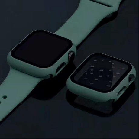 Apple Watch 7/8/9 (41mm) Skal Hårdplast med Inbyggt Skärmskydd - Grön