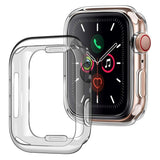 Apple Watch 7/8/9 (41mm) Skal Flexibel Plast - Transparent