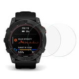 Garmin Fenix 7X Arc Edge Skärmskydd Härdat Glas 2 Styck - Transparent