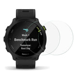 Garmin Forerunner 55 Arc Edge Skärmskydd Härdat Glas 2 Styck - Transparent