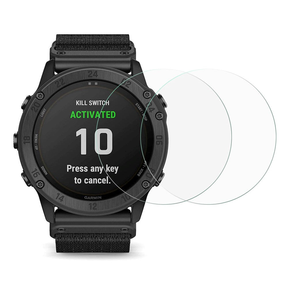 Garmin Tactix Delta Arc Edge Skärmskydd Härdat Glas 2 Styck - Transparent