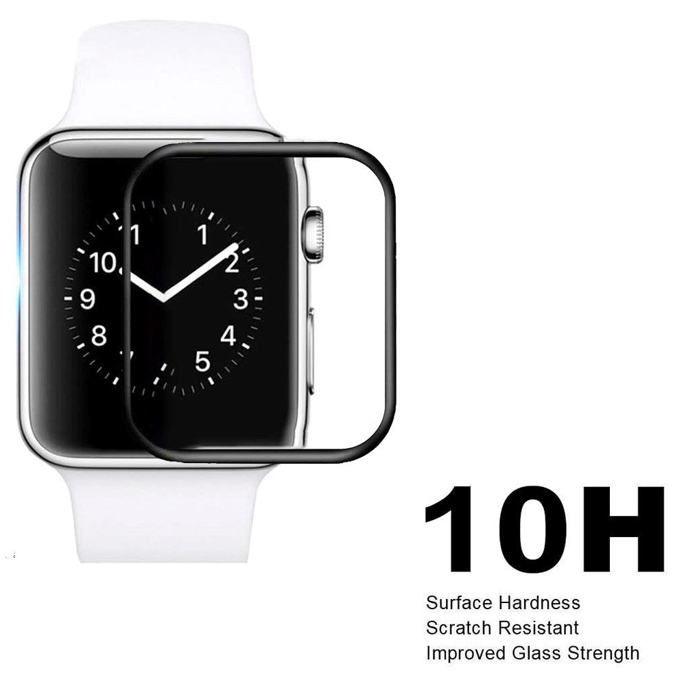 Apple Watch Ultra 1/2 (49mm) Skärmskydd Full Fit - Svart Kant