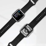 Apple Watch Ultra 1/2 (49mm) Skal i Hårdplast med Inbyggt Skärmskydd - Svart / Silver