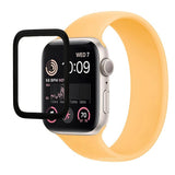 Apple Watch SE/6/5/4 (44mm) PMMA Plastskydd - Svart Kant