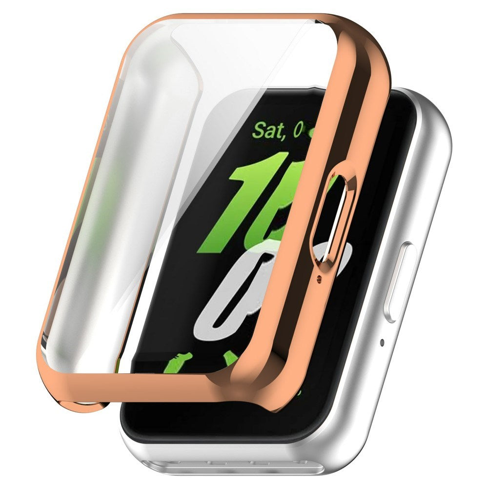 Samsung Galaxy Fit3 Plast Skal m. Inbyggt Skärmskydd - Rose Gold