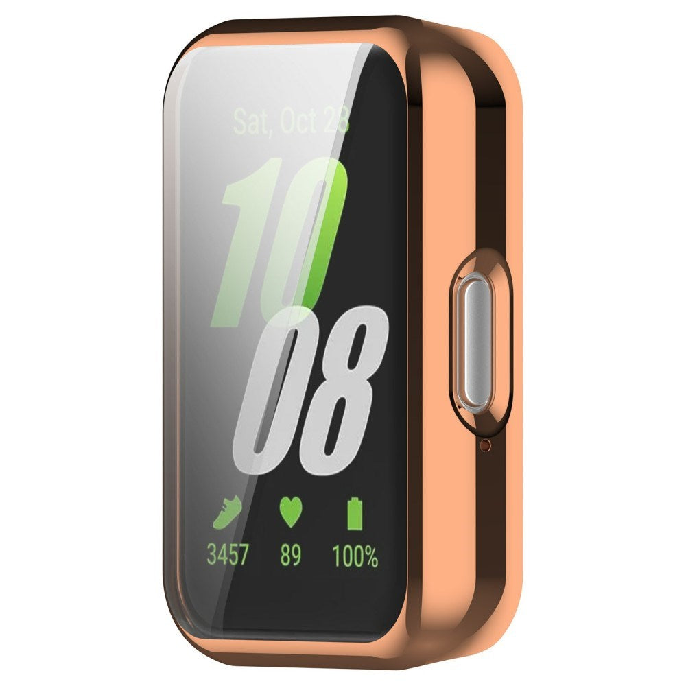 Samsung Galaxy Fit3 Plast Skal m. Inbyggt Skärmskydd - Rose Gold