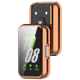 Samsung Galaxy Fit3 Plast Skal m. Inbyggt Skärmskydd - Rose Gold