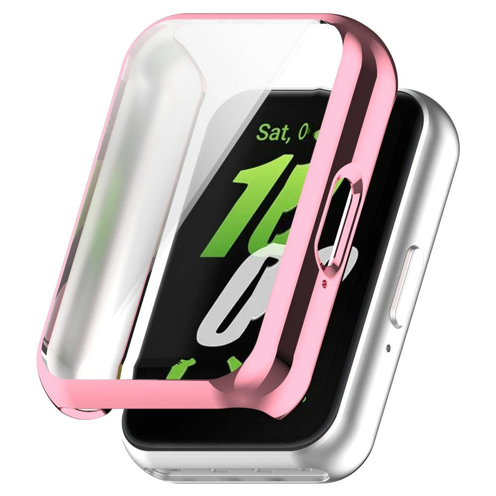 Samsung Galaxy Fit3 Plast Skal m. Inbyggt Skärmskydd - Pink