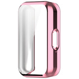 Samsung Galaxy Fit3 Plast Skal m. Inbyggt Skärmskydd - Pink