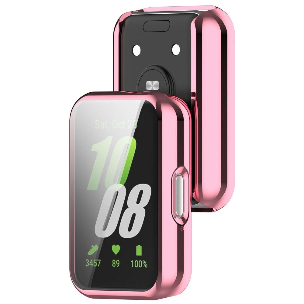 Samsung Galaxy Fit3 Plast Skal m. Inbyggt Skärmskydd - Pink