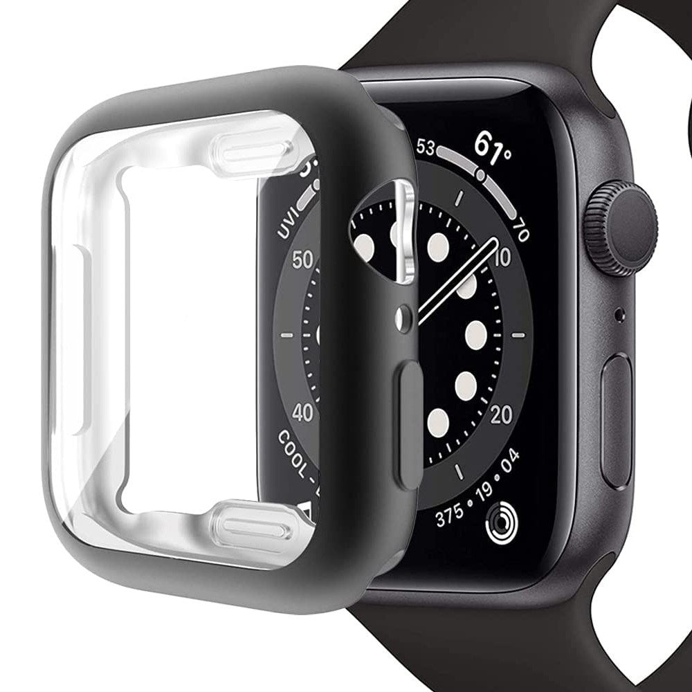Apple Watch Ultra 3 / 2 / 1 (49mm) Flexibelt Plast Skal m. Skärmskydd - Svart