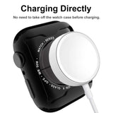 Apple Watch Ultra 3 / 2 / 1 (49mm) Flexibelt Plast Skal m. Skärmskydd - Svart