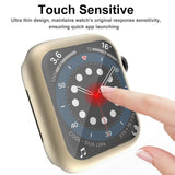 Apple Watch Ultra 3 / 2 / 1 (49mm) Flexibelt Plast Skal m. Skärmskydd - Guld