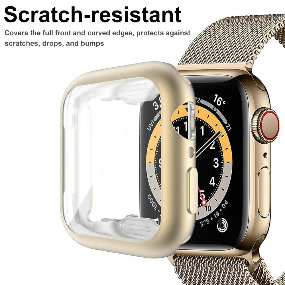 Apple Watch Ultra 3 / 2 / 1 (49mm) Flexibelt Plast Skal m. Skärmskydd - Guld