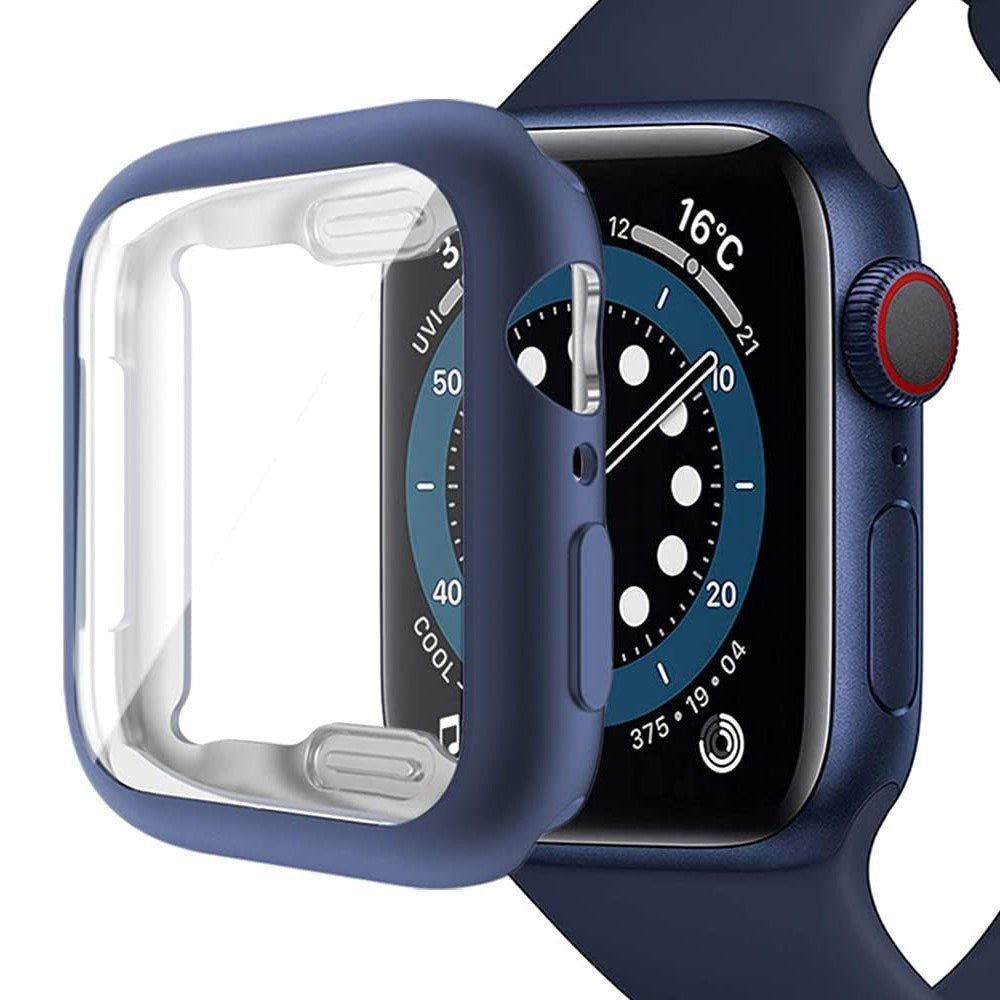 Apple Watch Ultra 3 / 2 / 1 (49mm) Flexibelt Plast Skal m. Skärmskydd - Blå