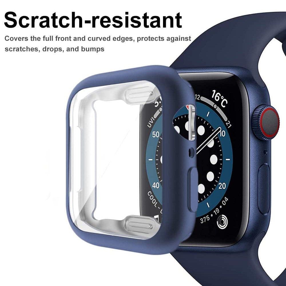 Apple Watch Ultra 3 / 2 / 1 (49mm) Flexibelt Plast Skal m. Skärmskydd - Blå