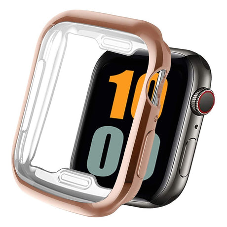 Apple Watch Ultra 3 / 2 / 1 (49mm) Flexibelt Plast Skal m. Skärmskydd - Rose Gold