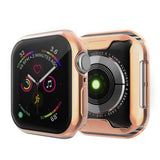 Apple Watch Ultra 3 / 2 / 1 (49mm) Flexibelt Plast Skal m. Skärmskydd - Rose Gold