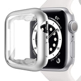 Apple Watch Ultra 3 / 2 / 1 (49mm) Flexibelt Plast Skal m. Skärmskydd - Silver