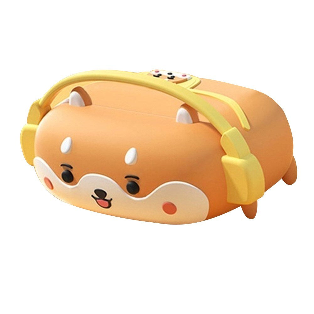 AirPods (1. & 2. gen.) Cartoon Silikon Skal - Hund