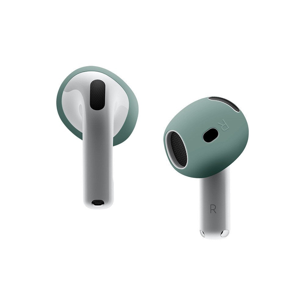 Silikon Skal för Apple AirPods (4. gen.) Öronproppar - Grön