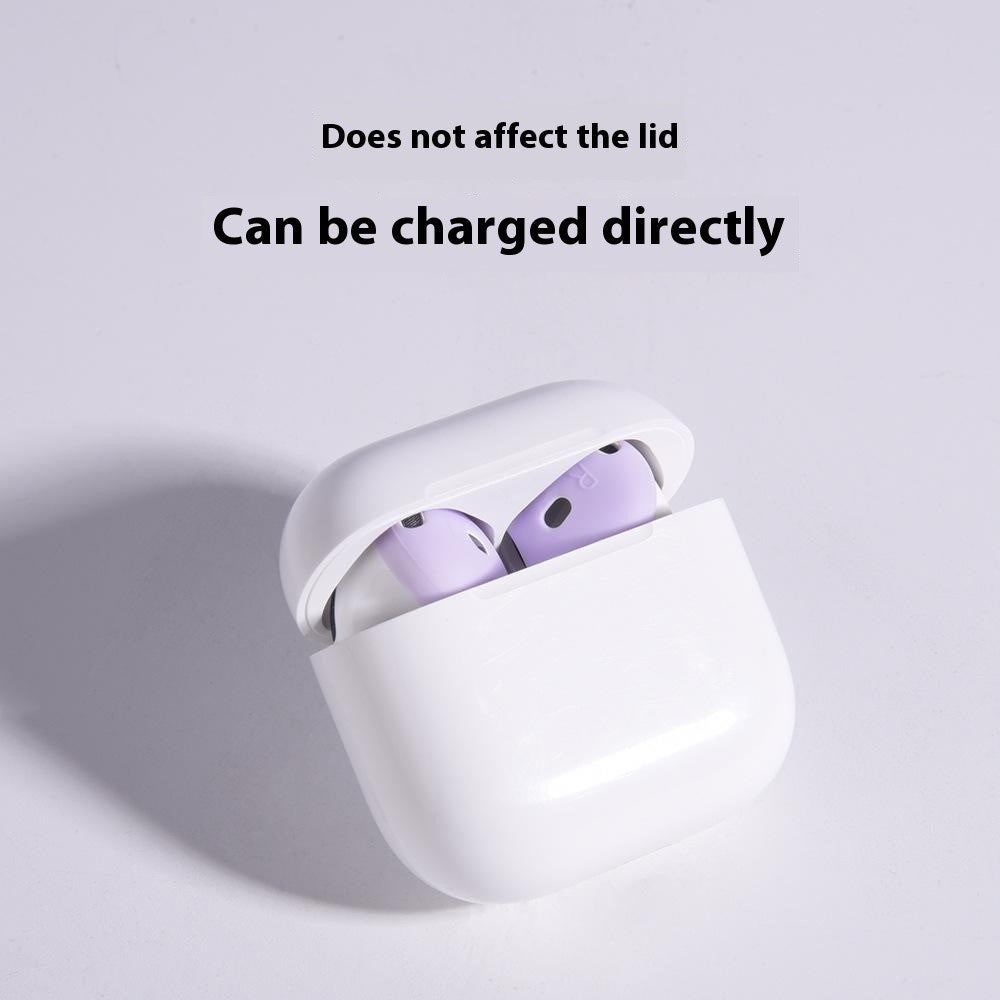 Silikon Skal för Apple AirPods (4. gen.) Öronproppar - Blå