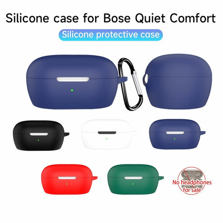 Bose QuietComfort Earbuds Silikonfodral med Karbinhake – Svart