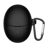 Huawei FreeBuds 6 Silikonfodral med Karbinhake – Svart