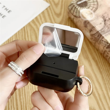 Apple AirPods Pro (3. gen.) Mönstrat Plast Skal m. Spegel - Leopard / Svart