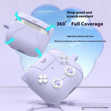 Apple AirPods Pro (3. Gen.) Silikon Katt Skal m. Gamer Design - Lila