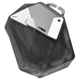 Apple AirPods Pro (3. Gen.) AULUMU Geometrisk Plast Skal m. Rem - Svart