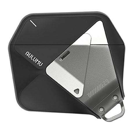 Apple AirPods (4. Gen.) AULUMU Geometrisk Plast Skal m. Rem - Svart