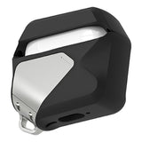 Apple AirPods (4. Gen.) AULUMU Geometrisk Plast Skal m. Rem - Svart