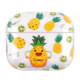 Apple AirPods (3. Gen.) Hård Plast Skal m. Mönster – Ananas