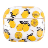 Apple AirPods (3. Gen.) Hård Plast Skal m. Mönster – Citron