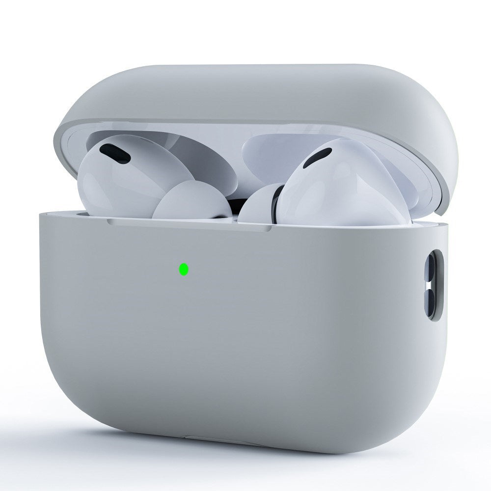 Apple AirPods Pro (2. Gen.) Tvådelat Silikon Fodral – Grå