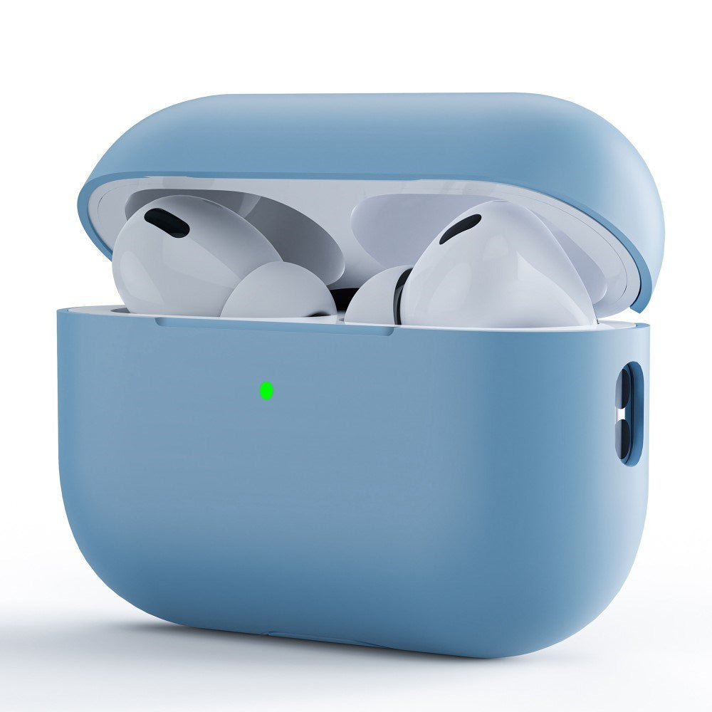 Apple AirPods Pro (2. Gen.) Tvådelat Silikon Fodral – Ljusblå
