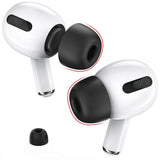 AirPods Pro (1. & 2. Gen.) AHASTYLE WG28 Memory Foam Öronproppar - Stl. S - Svart