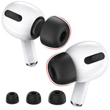 AirPods Pro (1:a & 2:a Gen.) AHASTYLE Memory Foam Öronproppar – S / M / L – Svart