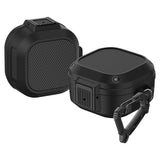Samsung Galaxy Buds2 / Buds2 Pro / Buds Pro / Buds Live Hybrid Plast Skal m. Karbinhake - Svart