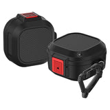 Samsung Galaxy Buds2 / Buds2 Pro / Buds Pro / Buds Live Hybrid Plast Skal m. Karbinhake - Svart / Röd