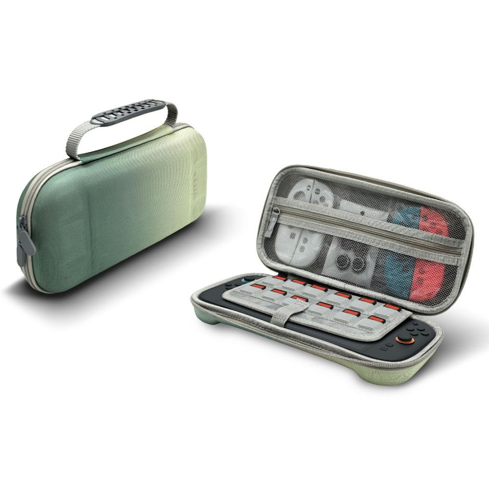 Nintendo Switch 2 Organisations- och Transportfodral med Handtag - Grön