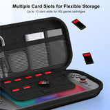 Nintendo Switch 2 Resefodral med Avdelare & Nätficka - Svart