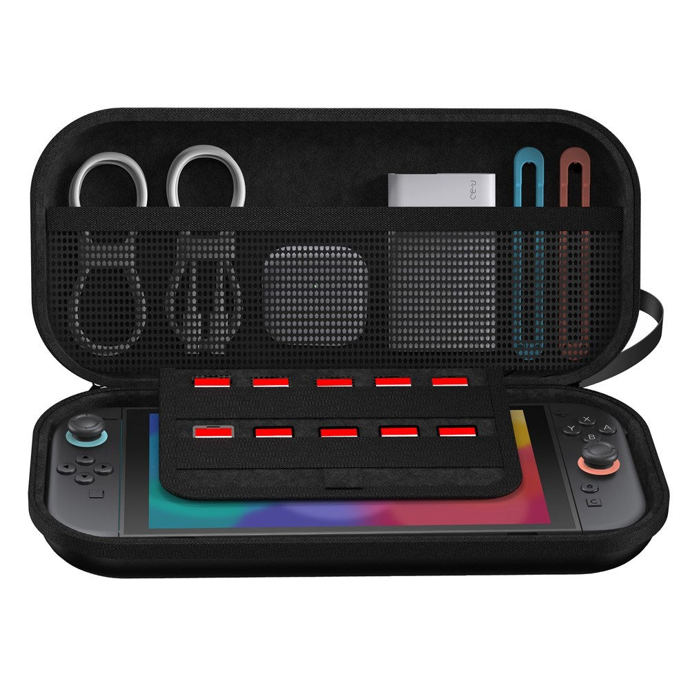 Nintendo Switch 2 Resefodral med Avdelare & Nätficka - Svart