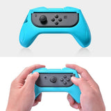 Nintendo Switch Kontroller Grepp - 2 st. (Blå och Röd)