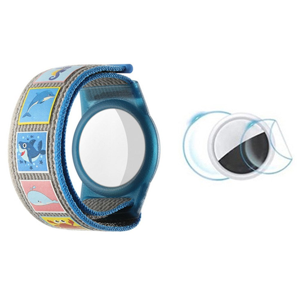 AirTag 1. & 2. Gen. Nylonarmband för Barn - Havsdjur