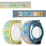 AirTag 1. & 2. Gen. Nylonarmband för Barn - Dinosaurier