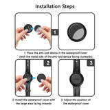 Apple AirTag 1. & 2. Gen. Silikonarmband med 3D-Design – Blå / Delfin